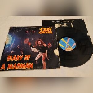 OZZY OSBOURNE Diary of A Madman JET LP OG 1st Press FZ 37492 1981 w/ Lyric Inner